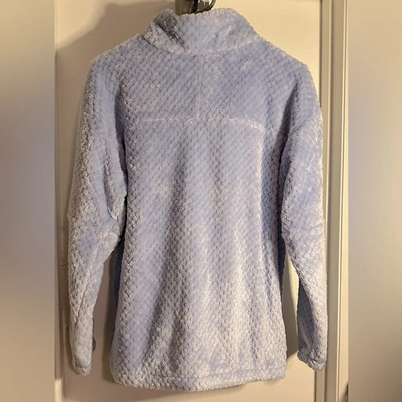 NWT Columbia Fire Side II Sherpa 1/2 Zip Blue Girls Extra Large - Picture 2 of 9